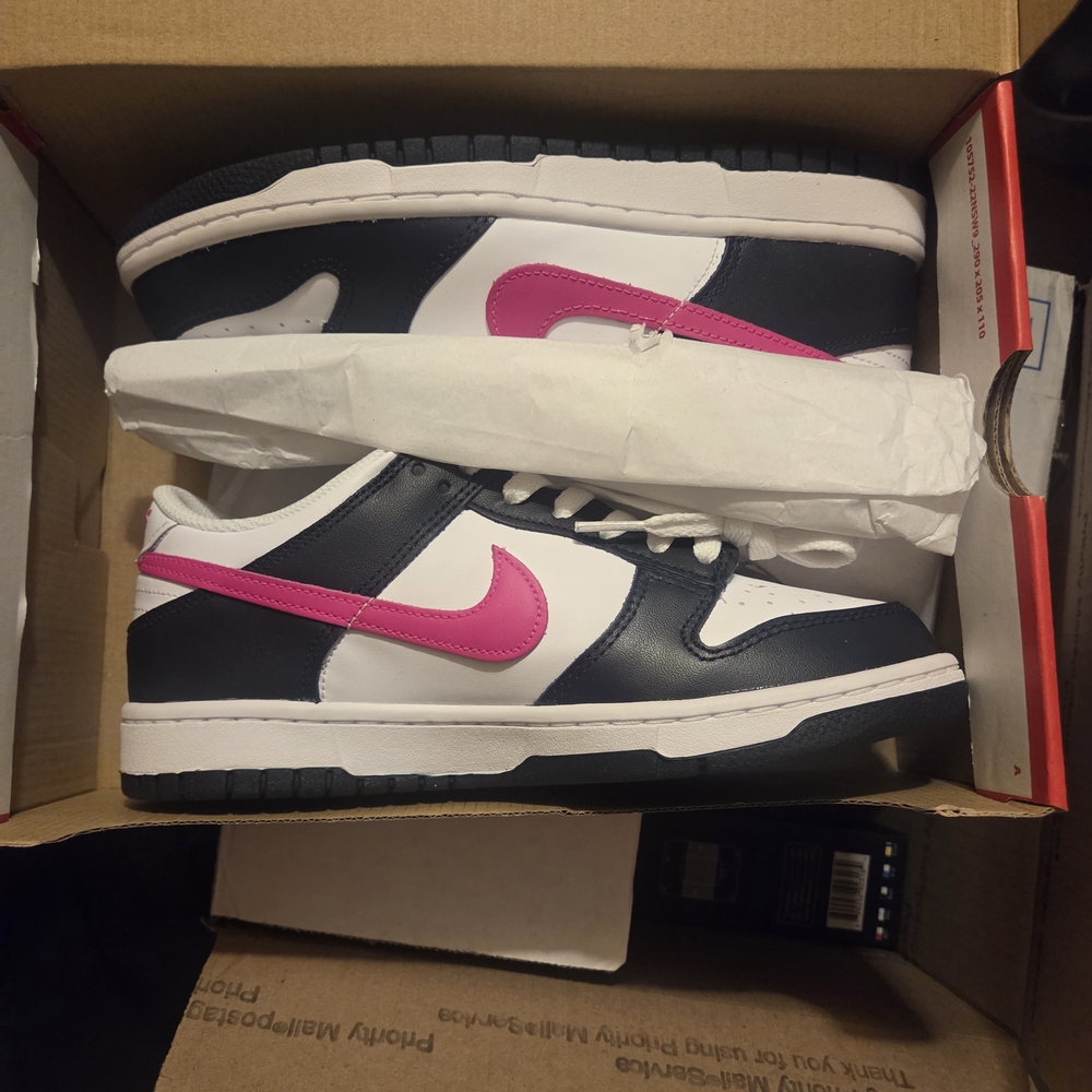 Nike Dunk Low - Black, White, and Pink